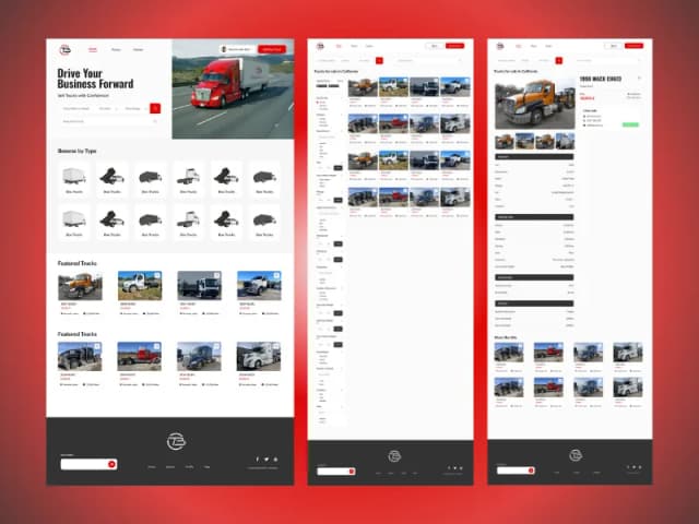 Truckby trucking platform web application